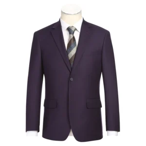 2-Piece | Grape | Slim Fit | Single-breasted | Notch Lapel Suit