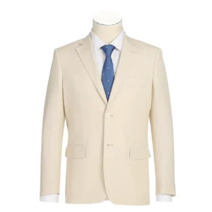 Beige | Slim Fit | Notch Lapel | Linen Suit