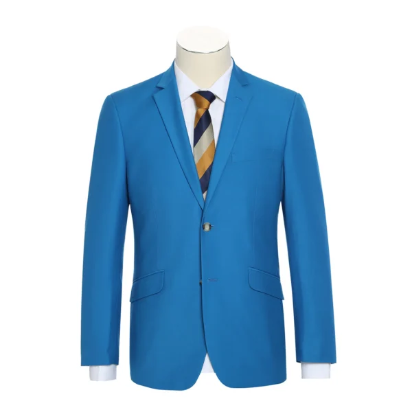 Turquoise | Single-breasted | Notch Lapel | Slim Fit Suit