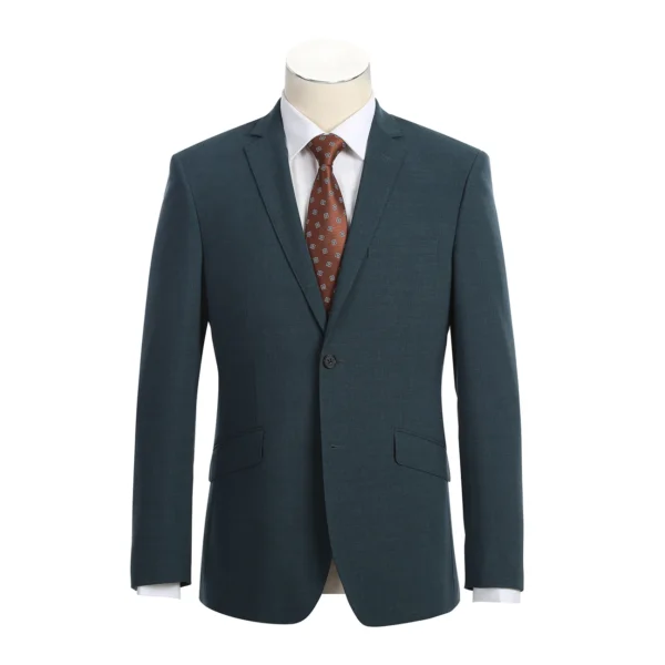 Dark Teal Green | Notch Lapel | Slim Fit Suit
