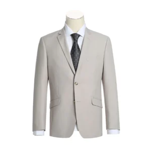 Beige | Single-breasted | Notch Lapel Suit