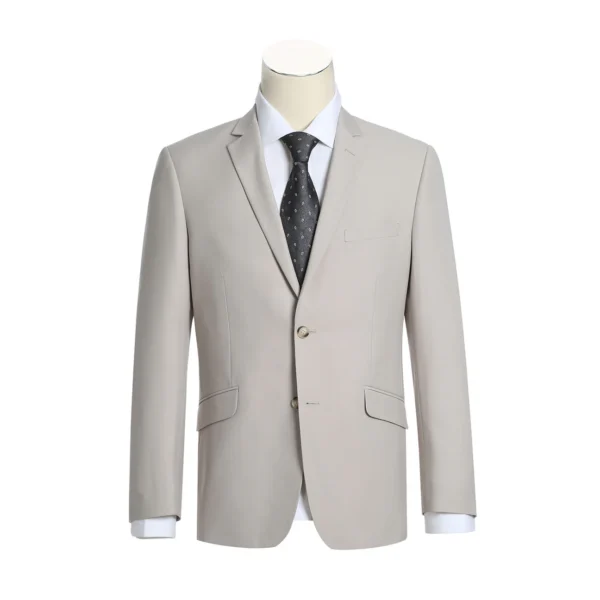 Beige | Single-breasted | Notch Lapel Suit