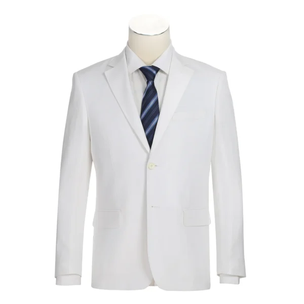 Off White | Linen | Notch Lapel | Slim Fit Suit