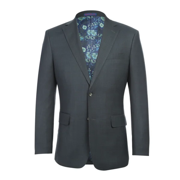 Dark Green | Notch Lapel | Slim Fit Suit - Image 2