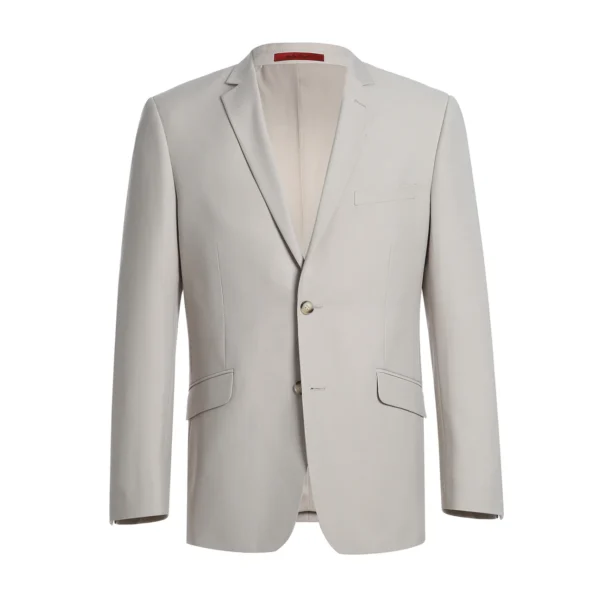 Beige | Single-breasted | Notch Lapel Suit - Image 2