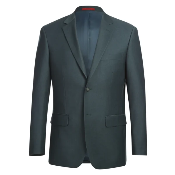 Dark Cadmium Green | Slim Fit | Single-breasted | Notch Lapel Suit - Image 2