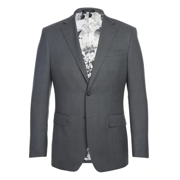 Onyx Grey | Wool | Notch Lapel | Slim Fit Suit - Image 2