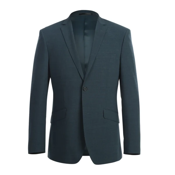 Dark Teal Green | Notch Lapel | Slim Fit Suit - Image 2