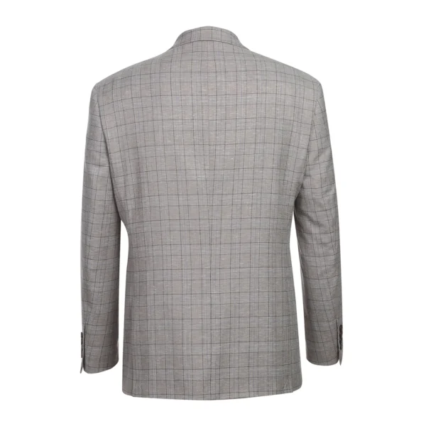 Mocha | Plaid | Notch Lapel | Slim Fit Suit - Image 2