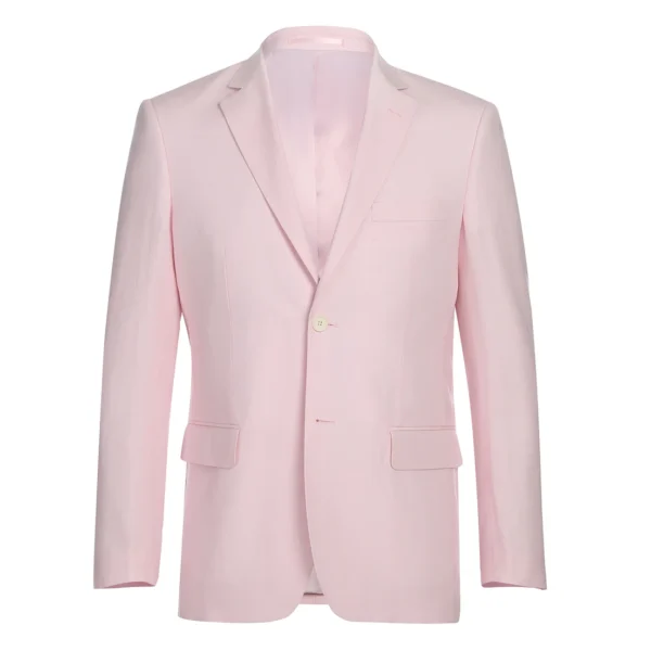 Pastel Pink | Notch Lapel | Slim Fit Suit - Image 2