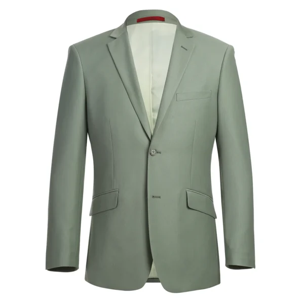 Sage | Single-breasted | Notch Lapel | Slim Fit Suit - Image 2
