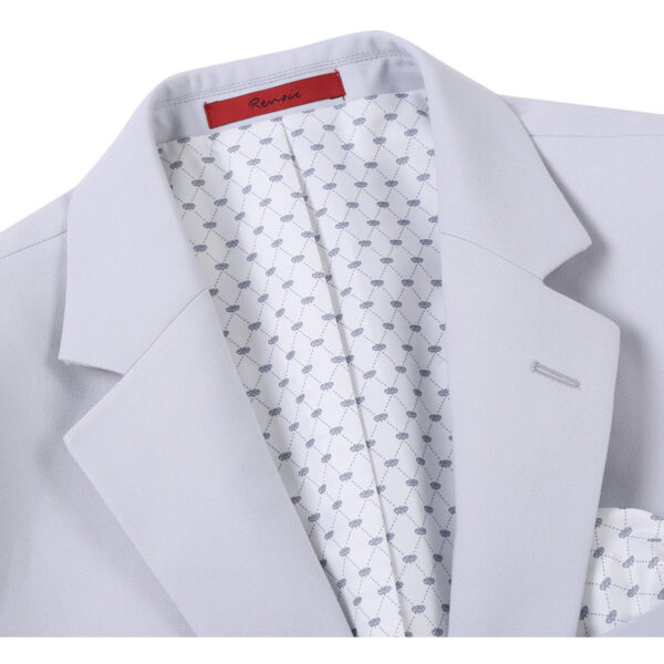 Pearl Grey | Single-breasted | Notch Lapel | Slim Fit Suit - Image 3