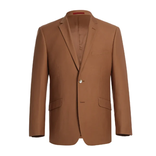 Tobacco | Single-breasted | Notch Lapel | Slim Fit Suit - Image 2