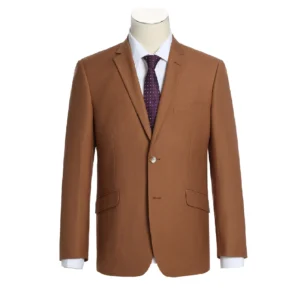 Tobacco | Single-breasted | Notch Lapel | Slim Fit Suit