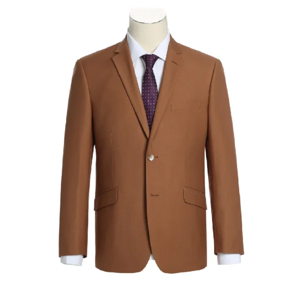 Tobacco | Single-breasted | Notch Lapel | Slim Fit Suit