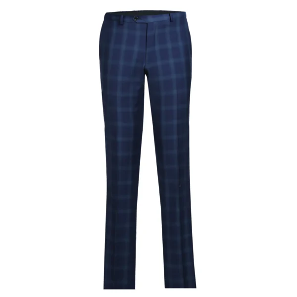 Navy | Sage | Plaid | Notch Lapel | Modern Fit Suit - Image 4