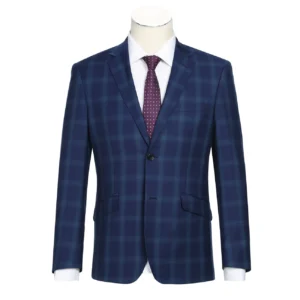 Navy | Sage | Plaid | Notch Lapel | Modern Fit Suit