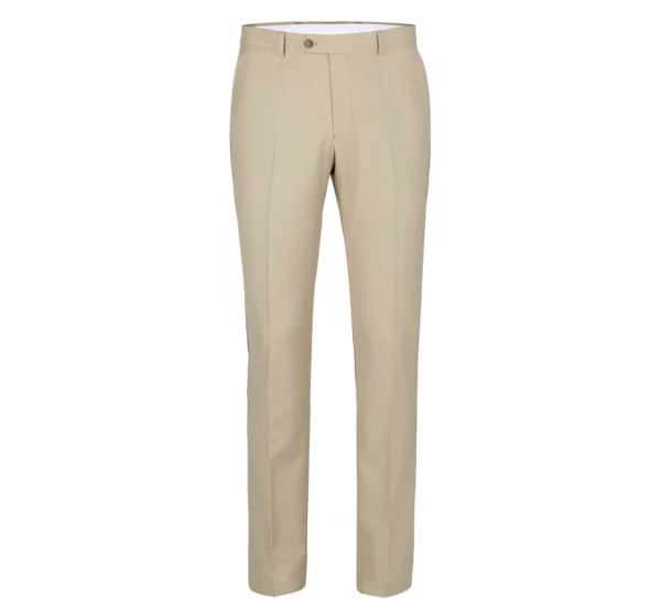Tan | Flat Front | Dress Pants