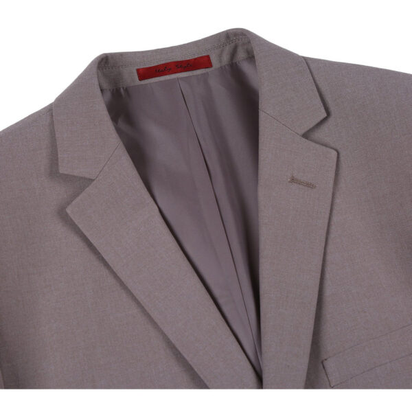 Warm Taupe | Single-breasted | Notch Lapel | Slim Fit Suit - Image 4