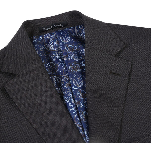 Charcoal | Notch Lapel | Slim Fit Suit - Image 4