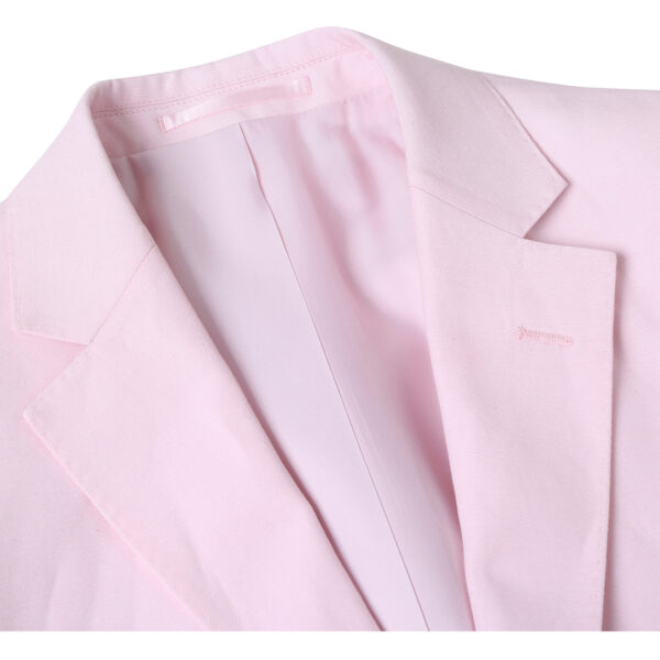 Pastel Pink | Notch Lapel | Slim Fit Suit - Image 4