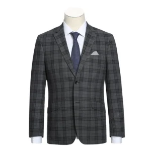 Shades of Grey | Plaid | Notch Lapel | Slim Fit Suit