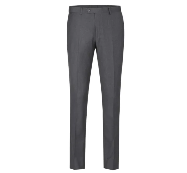 Charcoal | Flat Front | Dress Pants