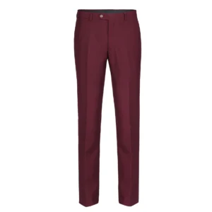 Burgundy | Flat Front | Dress Pants