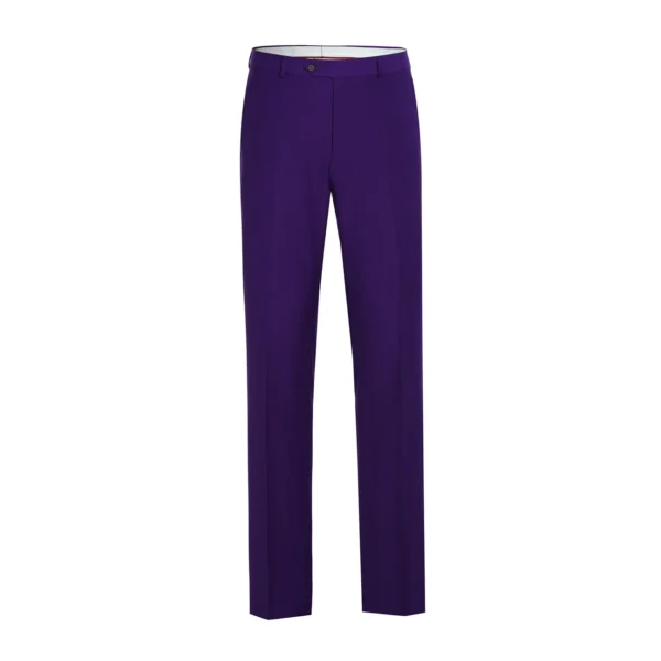 Purple | Single-breasted | Notch Lapel | Slim Fit Suit - Image 5
