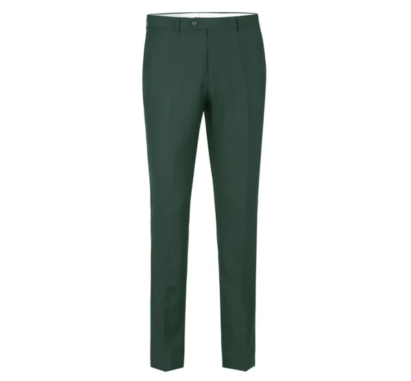 Green | Flat Front | Dress Pants