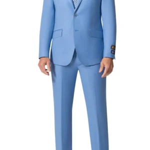 Sky Blue | Wool | Notch Lapel | Slim Fit Suit