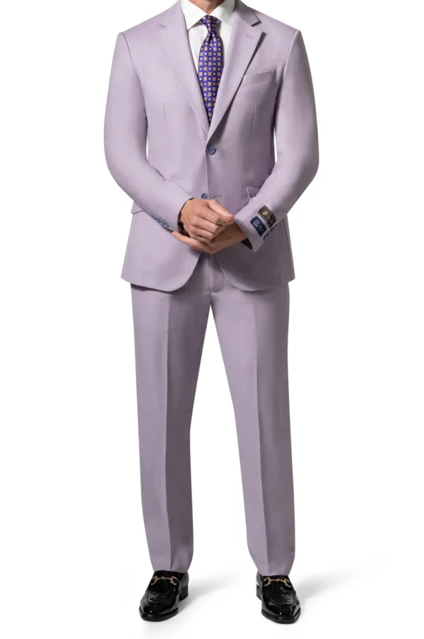 Light Lilac | Wool | Notch Lapel | Slim Fit Suit