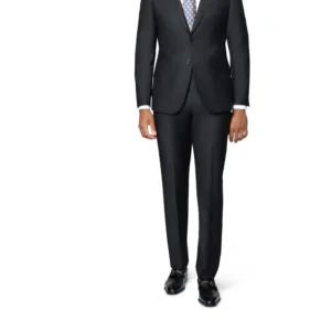Black | Wool | Notch Lapel | Modern Fit Suit