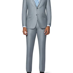 Silver Gray | Wool | Notch Lapel | Modern Fit Suit