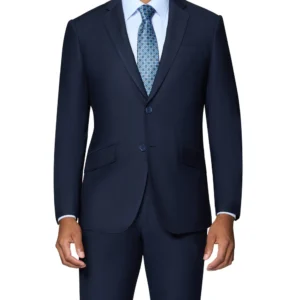 Solid Navy | Wool | Notch Lapel | Modern Fit Suit