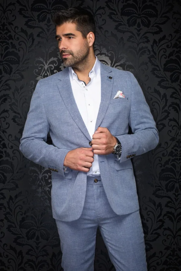 Chambray Blue | Slim Fit | Blazer