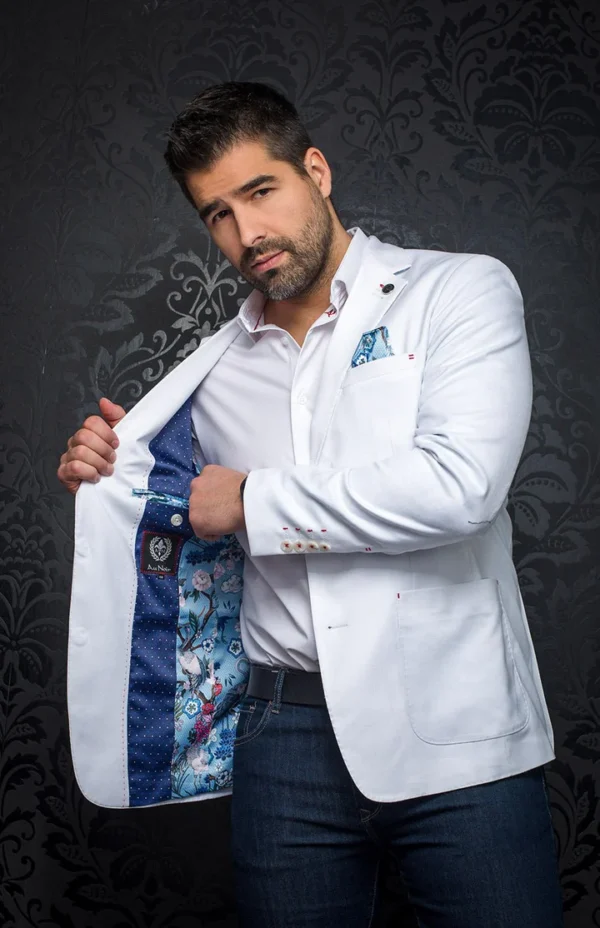 White | Slim Fit | Blazer