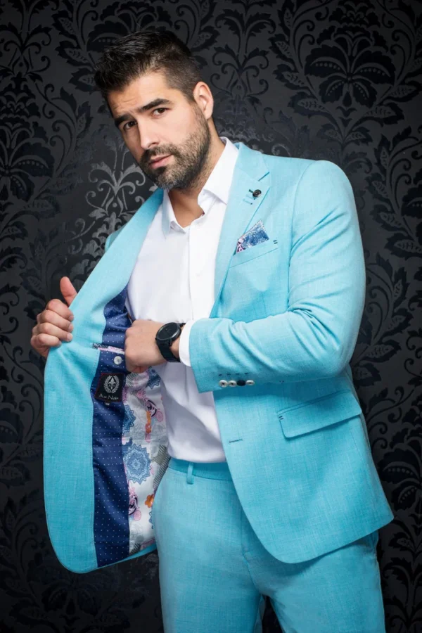 Turquoise | Slim Fit | Blazer