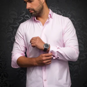 Solid Pastel Pink | Long Sleeved Shirt