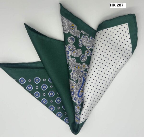 Dark Emerald | Print | Silk Pocket Square