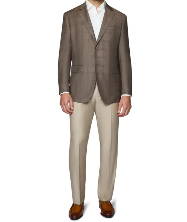 Brown | Plaid | Wool | Modern Fit | Sport Coat