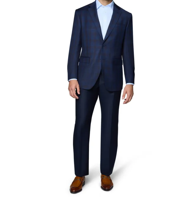 Blue | Plaid | Wool | Modern Fit | Sport Coat