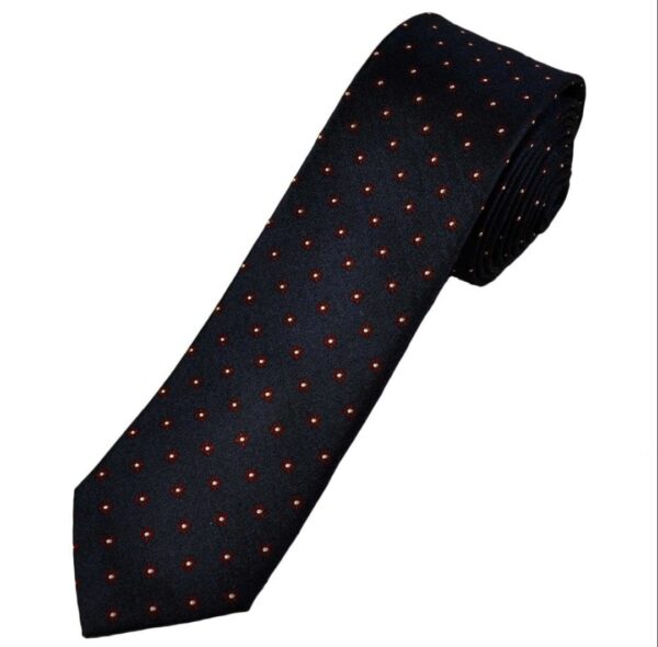 Black | Wine | Polka Dot | Silk Tie