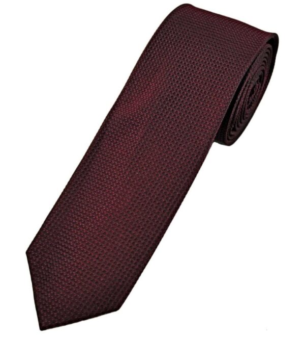 Deep Wine | Textured | Silk Tie