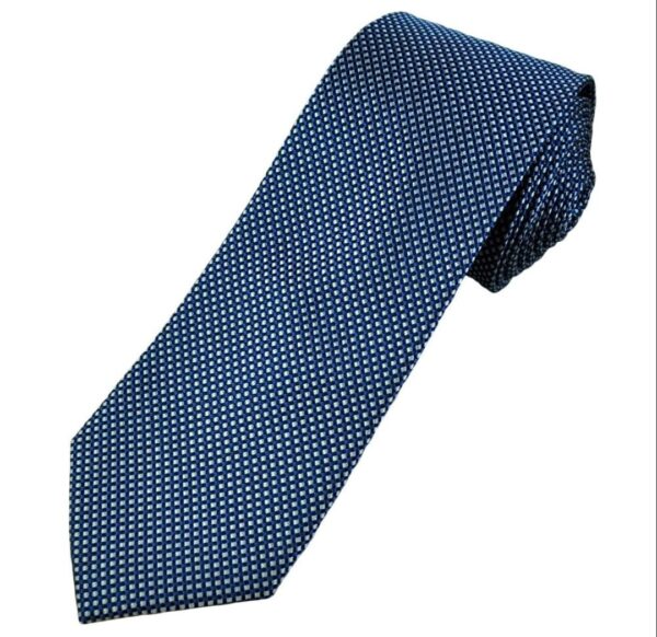Navy Blue | Textured | Silk Tie