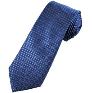 Denim Blue | Textured | Silk Tie