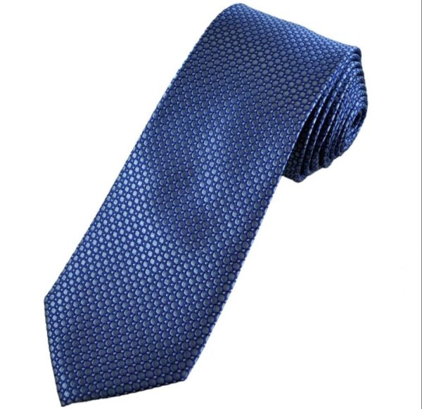 Denim Blue | Textured | Silk Tie