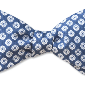 Sky Blue | White | Floral | Silk Bow Tie