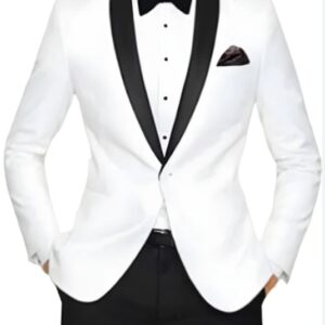 White | Black | Shawl Lapel | Modern Fit Tuxedo