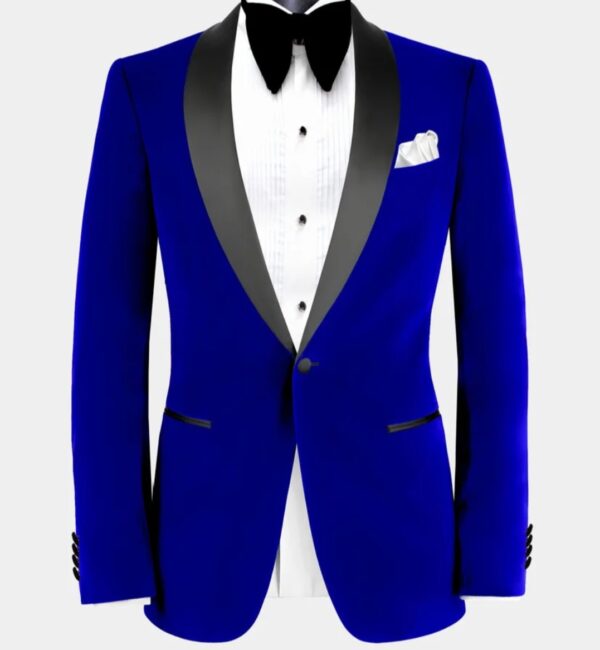 Royal Blue | Black | Shawl Lapel | Modern Fit Tuxedo